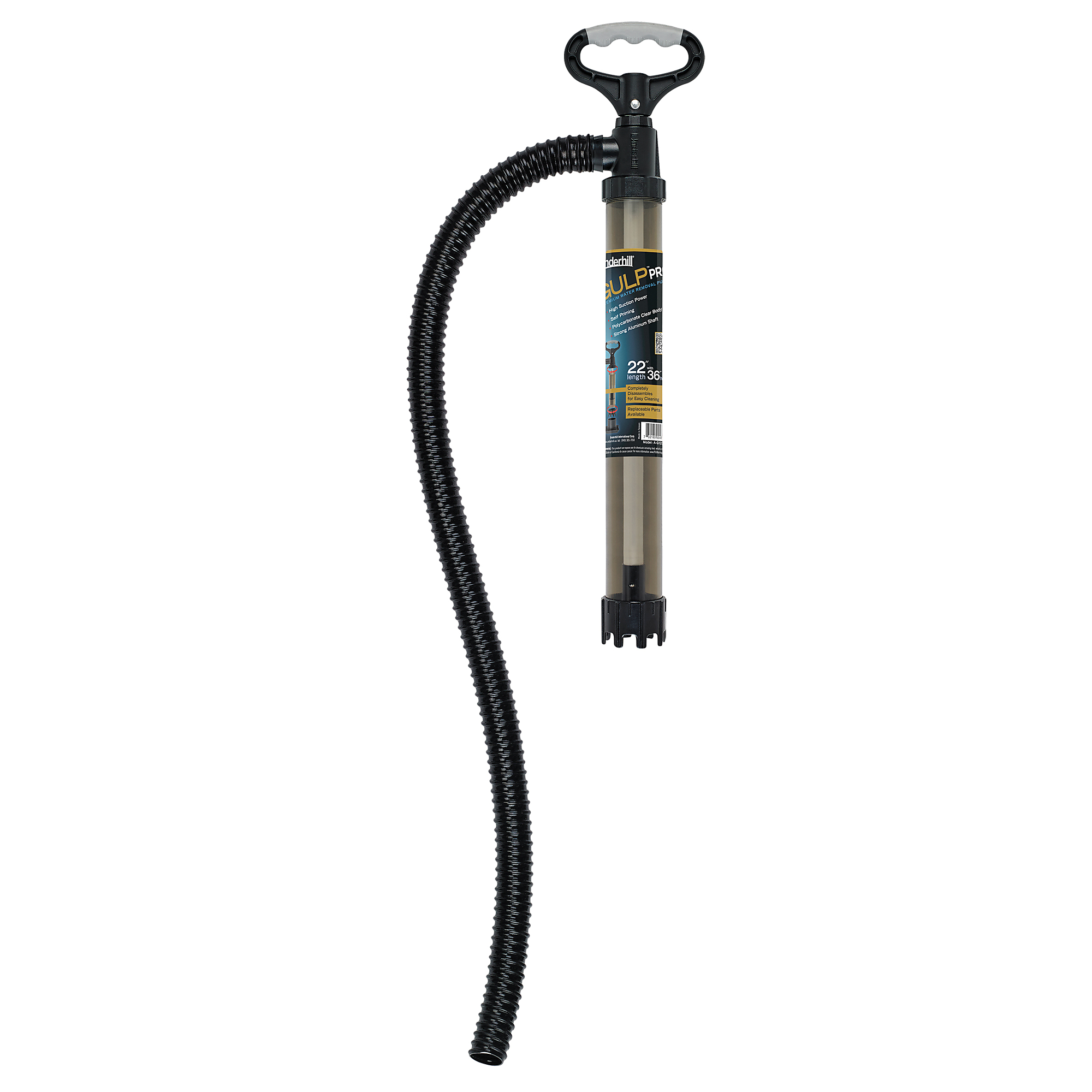 Underhill Gulp Pro Water Transfer Pump with 36 in. Outlet Hose